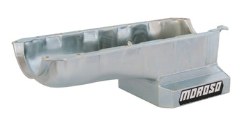 compare product Moroso Chevrolet Big Block Mark IV Kicked Out Wet Sump 6qt 8in Steel Oil Pan