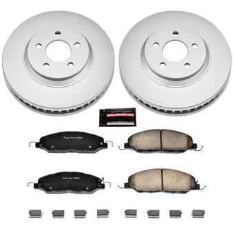 compare product Power Stop 11-14 Ford Mustang Front Z17 Evolution Geomet Coated Brake Kit