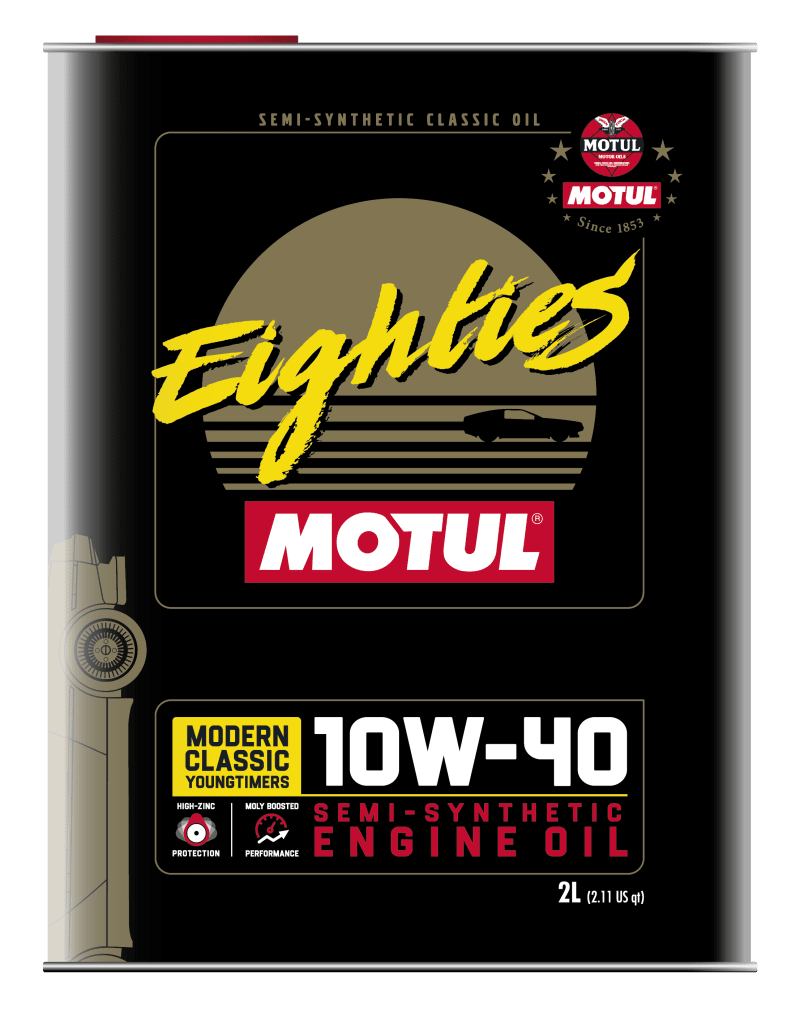 Motul 10W40 Classic Eighties Oil - 10x2L - My Store