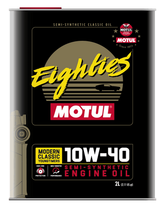 compare product Motul 10W40 Classic Eighties Oil - 10x2L