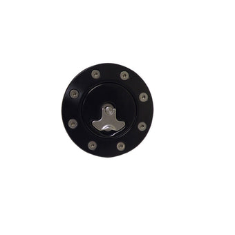 compare product Ridetech Universal Locking Gas Cap (Black Anodized)