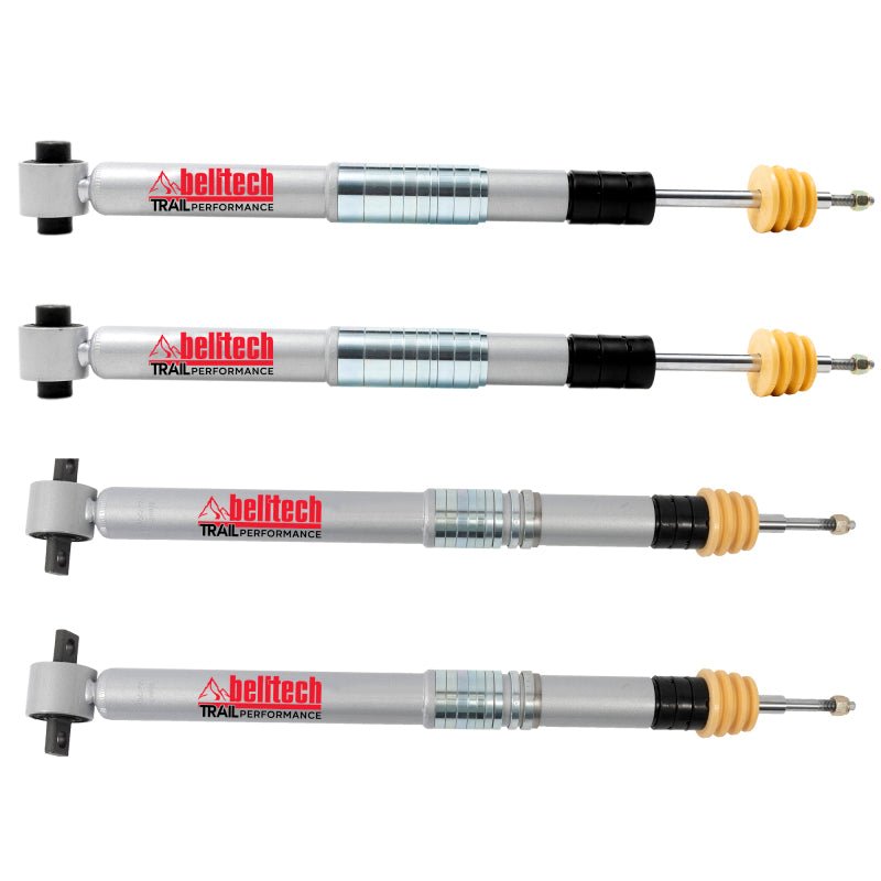 Belltech 21 - 25 Ford Bronco Trail Performance Shock Set - 4 - 7.5in Front 3 - 6.5in Rear - My Store
