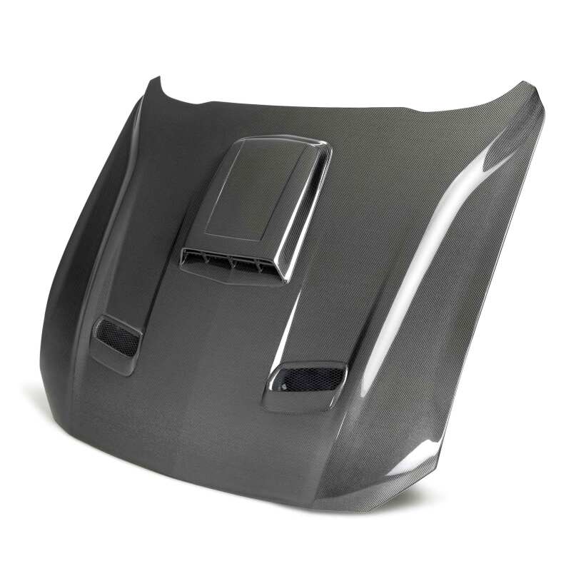Anderson Composites 21 - 23 Ford Mustang Mach 1 Type - SK Double - Sided Carbon Fiber Hood - My Store