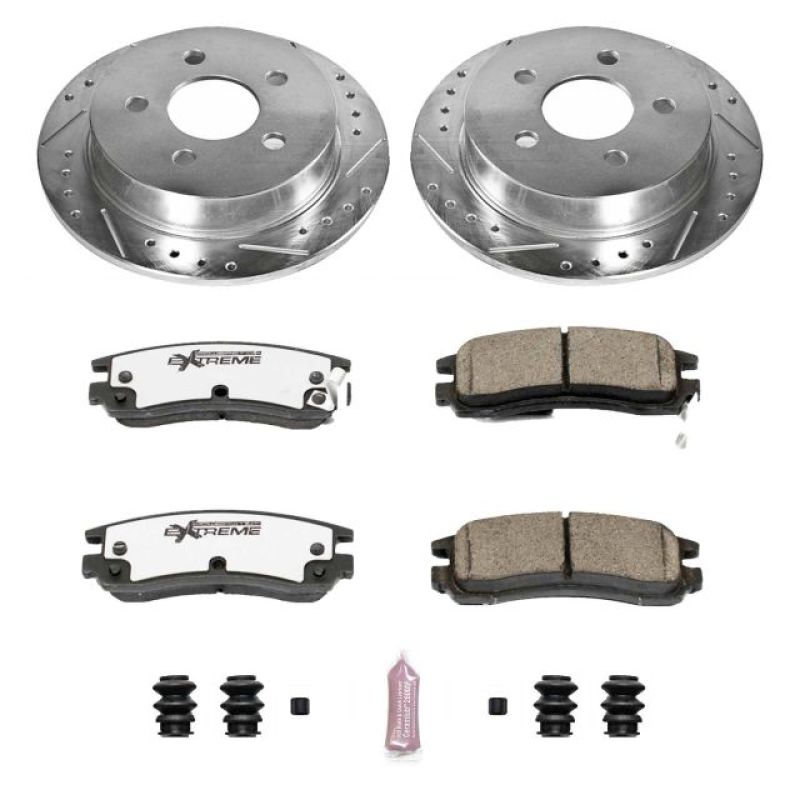 Power Stop 04 - 05 Buick Century Rear Z26 Street Warrior Brake Kit - My Store
