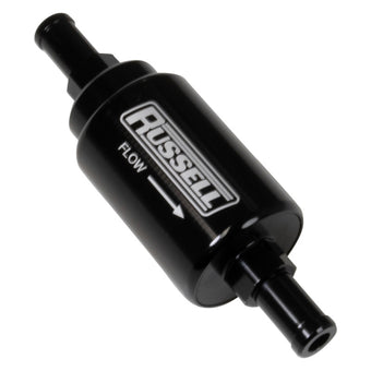 compare product Russell 3/8 Male To 3/8 Male Barbed Fuel Check Valve - Black Anodized