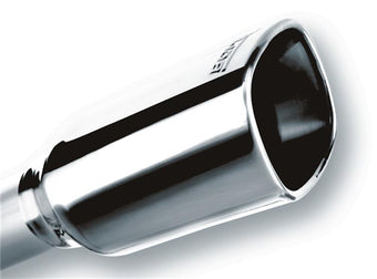 compare product Borla 2.25in Inlet 3.28in x 3.5in Square Rolled Angle Cut x 7.88in Long Exhaust Tip