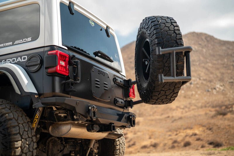 DV8 18 - 25 Jeep Wrangler JL Body Mounted Tire Carrier - My Store