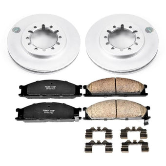 compare product Power Stop 99-04 Nissan Frontier Front Z17 Evolution Geomet Coated Brake Kit