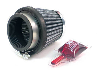 compare product K&N Universal Clamp-On Air Filter 1-15/16in FLG / 3in B / 2in T / 2-1/2in L