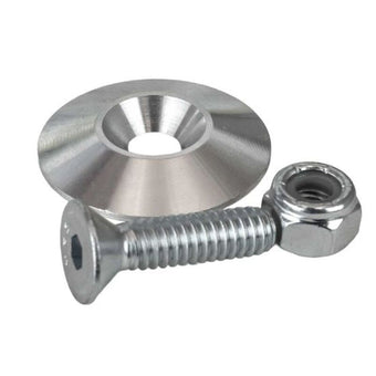 compare product Moroso 1.25in Taper Washer - Raw (10 Pack w/Hardware)