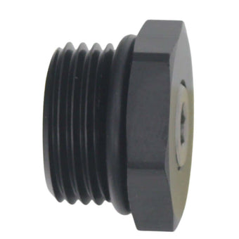 compare product DeatschWerks 8AN ORB Male Plug Fitting with 1/8in NPT Gauge Port - Anodized Matte Black