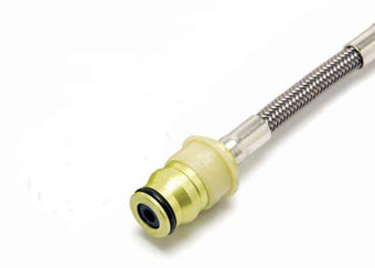 compare product McLeod Quick Disconnect Male End To An4F 17in Steel Braided Line