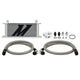 Mishimoto Universal Oil Cooler Kit 16 - Row Silver - My Store