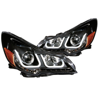 compare product ANZO 2010-2014 Subaru Outback Projector Headlights w/ U-Bar Black