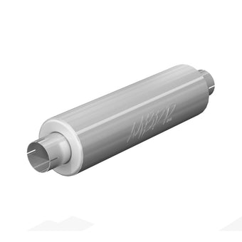 compare product MBRP Universal 3in ID Inlet/Outlet 26in Single AL Mild Tone Muffler (NO DROPSHIP)