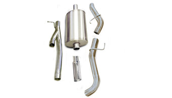 compare product Corsa 2005-2006 Chevrolet Silverado Crew Cab/Short Bed 1500 6.0L V8 Polished Sport Cat-Back Exhaust