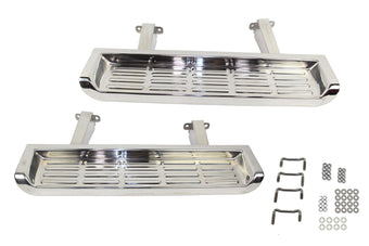 compare product Kentrol 01-06 Jeep TJ Side Steps Pair - - Polished Silver
