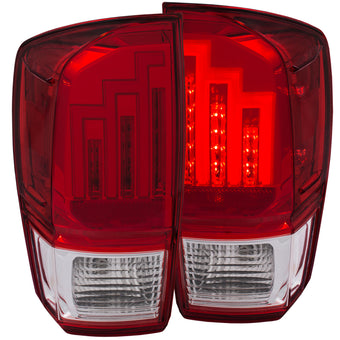 compare product ANZO 2016-2017 Toyota Tacoma LED Taillights Red/Clear