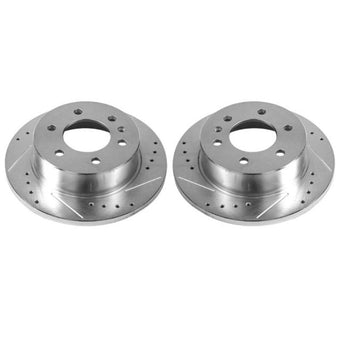 compare product Power Stop 07-09 Dodge Sprinter 2500 Rear Evolution Drilled & Slotted Rotors - Pair