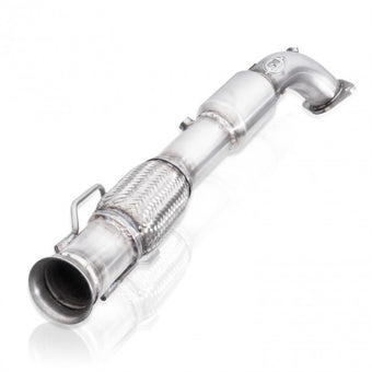 compare product Stainless Works 2016-18 Ford Focus RS 3in High-Flow Cats Downpipe Factory Connection