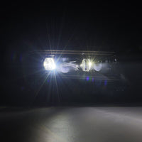 AlphaRex 15 - 23 Dodge Charger LUXX LED Proj Headlights Alpha - Black w/Actv Light & Seq.Sig / SB DRL - My Store