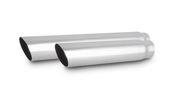 compare product Vibrant 3in Round SS Truck/SUV Exhaust Tip (Single Wall Angle Cut) - 2.5in inlet 18in long