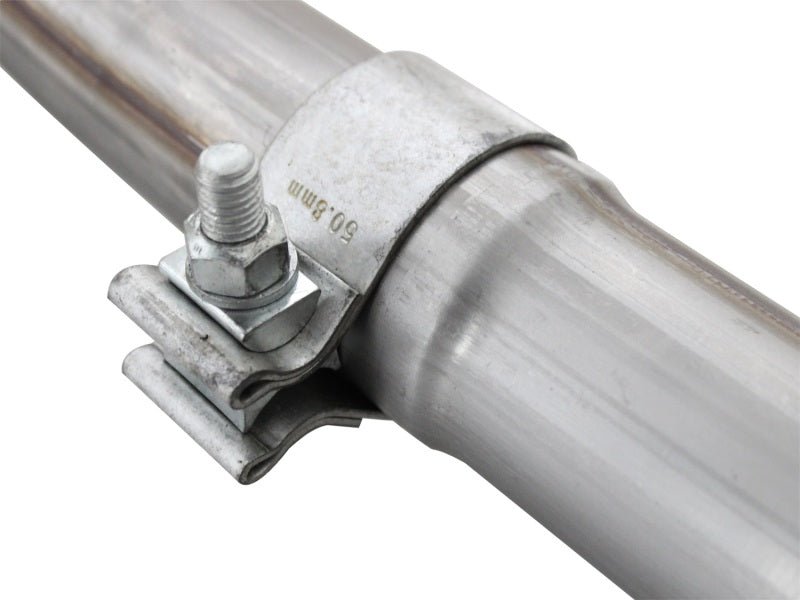 aFe Power Twisted Steel Y - Pipe Stainless Steel 2.5in 12 - 14 Jeep Wrangler V6 3.6L - My Store