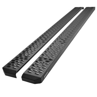 compare product Westin Grate Steps Running Boards 79 in - Textured Black