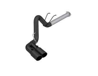 compare product MBRP 17-24 Ford F250/350/450 6.4 L Filter Back Single Side Dual Exit Exhaust System BLK.