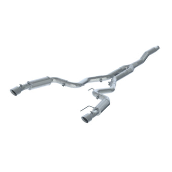 compare product MBRP 15-18 Ford Mustang EcoBoost 2.3L T409 3in Cat Back Dual Split Rear Exit (Street Version)