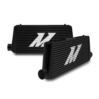 compare product Mishimoto Universal Black S Line Intercooler Overall Size: 31x12x3 Core Size: 23x12x3 Inlet / Outlet