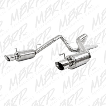 compare product MBRP 05-09 Ford Shelby GT500 / GT Dual Split Rear Street Version 4in Tips T409 Exhaust System