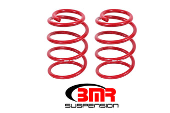 compare product BMR 07-14 Shelby GT500 Front Performance Version Lowering Springs - Red