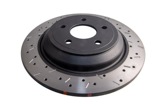 compare product DBA 2016-2017 Ford Focus RS Rear Drilled & Slotted 4000 Series Rotor