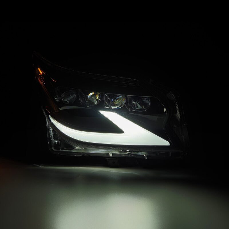 AlphaRex 14 - 19 Lexus GX460 (Non - AFS) NOVA LED Proj Headlights Alpha Black w/Activ Light/Seq Signal - My Store