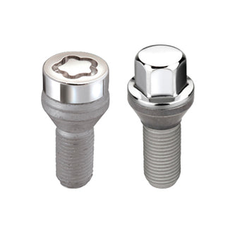 compare product McGard 5 Lug Hex Install Kit w/Locks (Cone Seat Bolt) M12X1.5 / 17mm Hex / 25.5mm Shank L. - Chrome