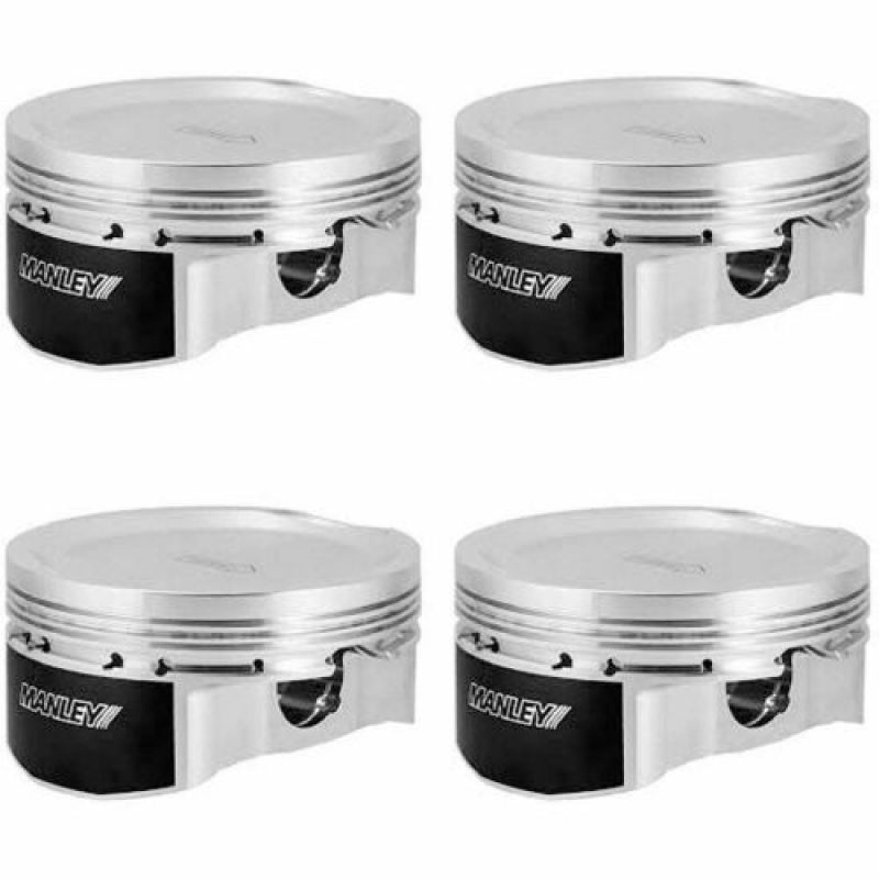 Manley Mitsubishi Evo VIII/IX 4G63/4G63T 85.5mm Bore 8.5:1 Comp Ratio - 12.1cc Dish T/T Piston Set - My Store