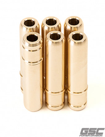 compare product GSC P-D Toyota G16E STD Manganese Bronze Exhaust Valve Guide Stopper Style - Set of 6