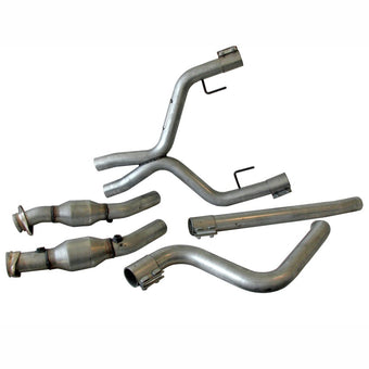 compare product BBK 05-09 Mustang 4.0 V6 True Dual Cat Back Exhaust Conversion Kit With X pipe