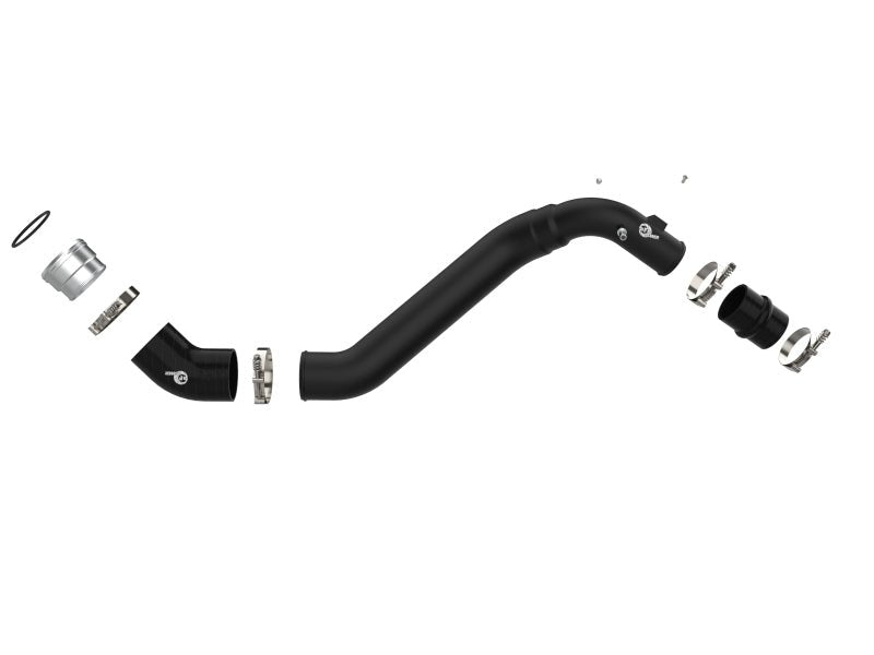 aFe Bladerunner Intercooler Cold Charge Pipe Black 3.5 - 2.75in 2021+ Ford F - 150 V6 - 2.7L (tt) - My Store