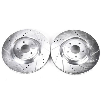 compare product Power Stop 09-13 Infiniti FX50 Front Evolution Drilled & Slotted Rotors - Pair