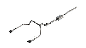 compare product Borla 2024 Chevy Silverado 1500 6.2L V8 ATAK Catback Exhaust w/ Simulator - Black Chrome