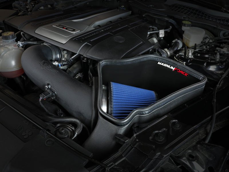 AFe Magnum FORCE Stage - 2 Cold Air Intake System w/Pro Dry S Media 18 - 19 Ford Mustang - My Store