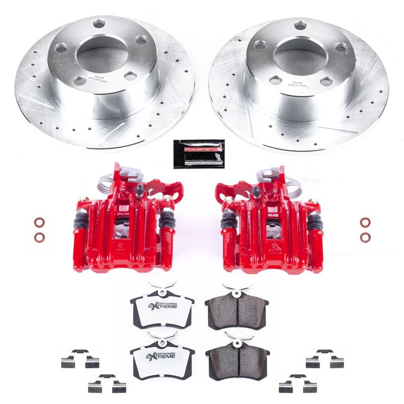 Power Stop 98 - 04 Audi A6 Rear Z26 Street Warrior Brake Kit w/Calipers - My Store