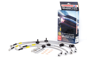 compare product Goodridge 94-01 Acura Integra / 92-95 Honda Civic (w/Rear Disc & ABS) Stainless Steel Brake Line Kit