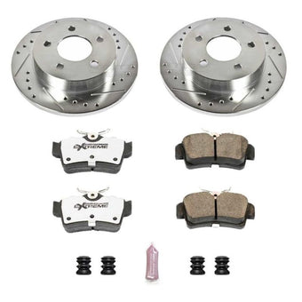 compare product Power Stop 94-04 Ford Mustang Rear Z26 Street Warrior Brake Kit