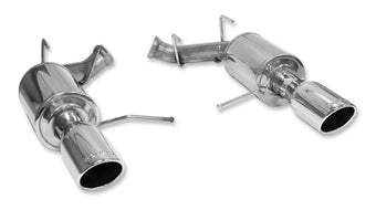 compare product Roush 2011-2014 Ford Mustang V8 Enhanced Sound Dual Axle-Back w/ Round Tips