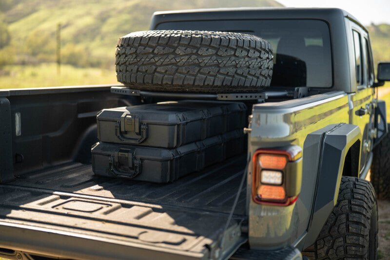 DV8 Offroad 2020+ Jeep Gladiator JT Adjustable In - Bed Tire Carrier - My Store