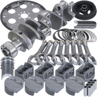 Eagle Chevy 350 1Pc 3.750in Crank 6.000in I - Beam Rod 4.040in Pistons 168 Tooth FP Balanced Assembly - My Store