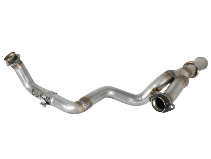 aFe POWER Twisted Steel Y - Pipe 2 - 1/4in 409 SS Exhaust System 2018 Jeep Wrangler (JL) V6 - 3.6L - My Store